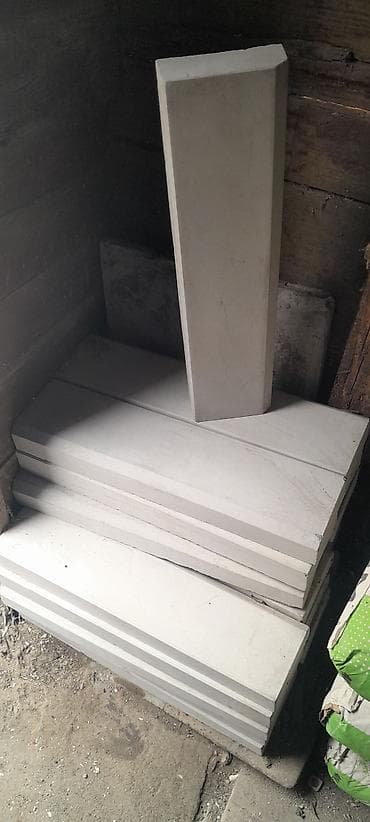 lovhe olculeri: Beton pilləkan addımları və kənar elementləri - Material: yüksək — 1