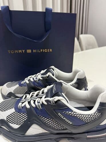 Tommy Hilfiger kişi krossovkası - Model: lace-up idman/şıq gündəlik