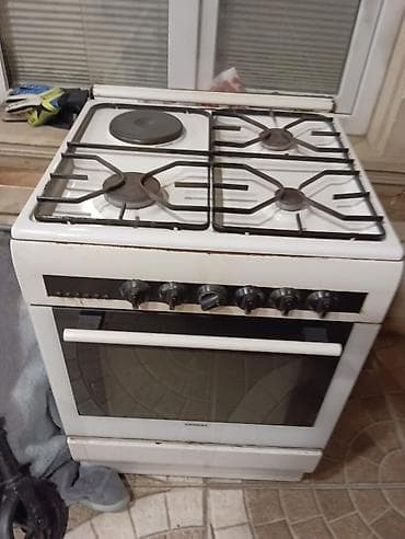 elektrik pec: Qarışıq sobası Ayrıca dayanan, 4 gözlü, İşlənmiş — 1