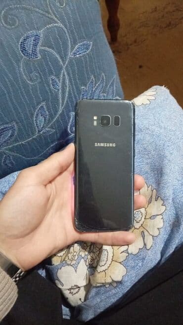 запчасти для стиральных машин: Samsung Galaxy S8, 64 ГБ, цвет - Черный, Гарантия, Битый, Сенсорный — 2