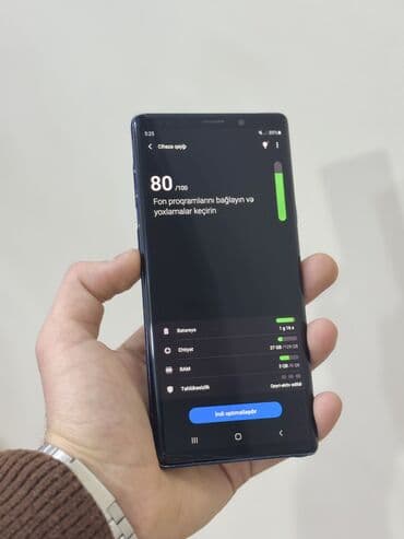 samsung not 3: Samsung Galaxy Note 9, 128 GB, rəng - Göy — 5