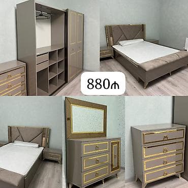 İkinəfərlik çarpayı, Dolab, Termo, 2 tumba, İşlənmiş