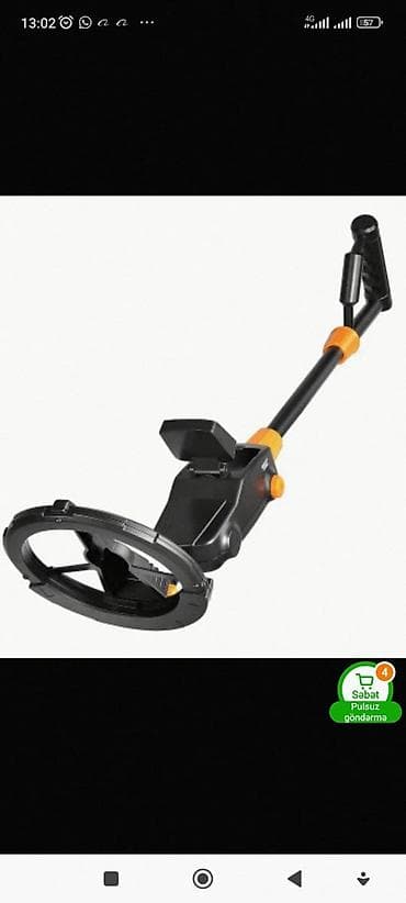 Metal axtaran aparatlar: Metal detektoru – 15-20 metr dərinlikdə metal aşkar edir. Şəxsi həyət — 1