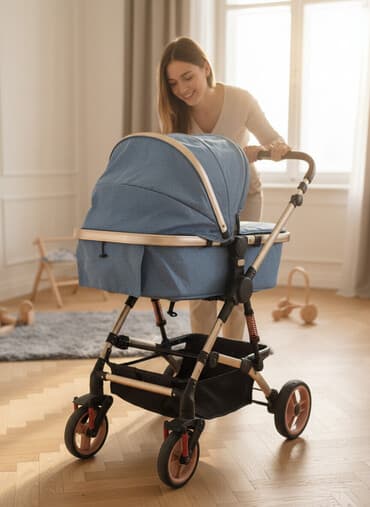 usaq ucun qolbaqlar: Klassik gəzinti arabası, Adamex, İşlənmiş, Cins: Oğlan, Yaş: 1-6 ay, Ünvandan götürmə — 1