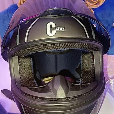 moto tufan: Məhsul: CoolSeven tamüzlü motosiklet dəbilqəsi + əlavə şəffaf vizor + — 3