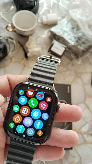 m16 plus smart watch: Smart saat, Smart, Sensor ekran, rəng - Qara — 1