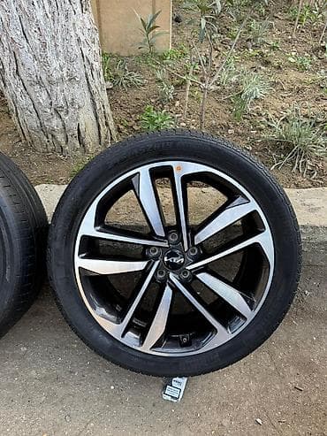 qaz 53 tekeri: Kiya Hunday 19” yüngül lehimli disk və təkər komplekti - Disklər: 5 — 4