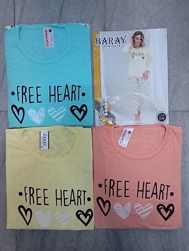 Paltolar: Əla 100% pambıq qadın usaq dəstləri Türkiyə istehsalı hər yerdən — 9