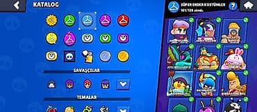 Brawl Stars hesabı – geniş skin və resurs toplusu - Kupa: 78 442+ - — 3