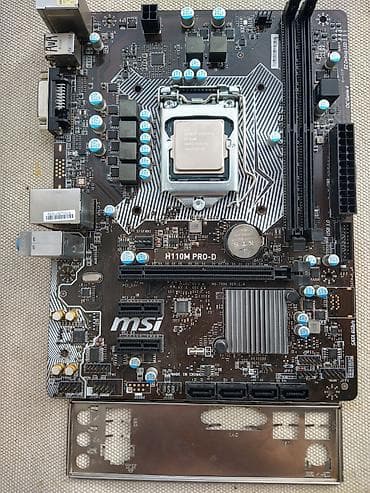 Ana Platası MSI MSI H110M PRO-D+i3 6100, İşlənmiş