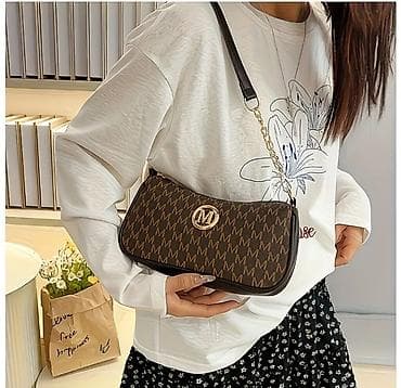 geyim kişi: • SİFARİŞLƏ GƏTİRİLİR 🛍️ • Qadın üçün çiyin çantası – monoqram — 4