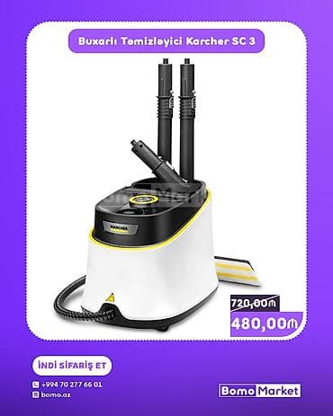 par utusu: Buxarlı Təmizləyici Karcher SC 3 - Güclü buxar ilə kimyəvi maddəsiz — 1