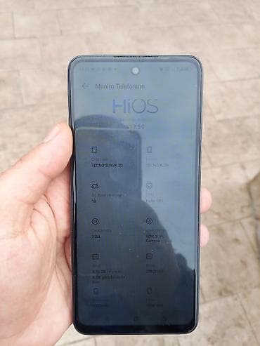 tecno camon 20 pro ikinci el: Tecno Spark 20, 256 GB, rəng - Boz, Barmaq izi, Face ID — 3