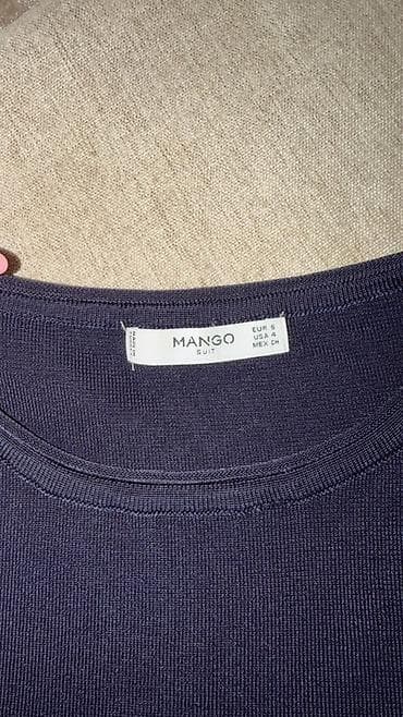 ch hc: Məhsul: Mango Suit qadın uzunqollu köynək/sviter - Rəng: tünd lacivərt — 2