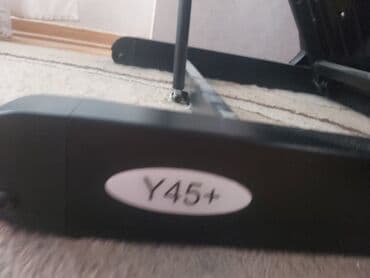 qaçış daroşkası: VolksGym Y45+ qaçış trenajoru - Geniş LED konsol: sürət, məsafə — 5