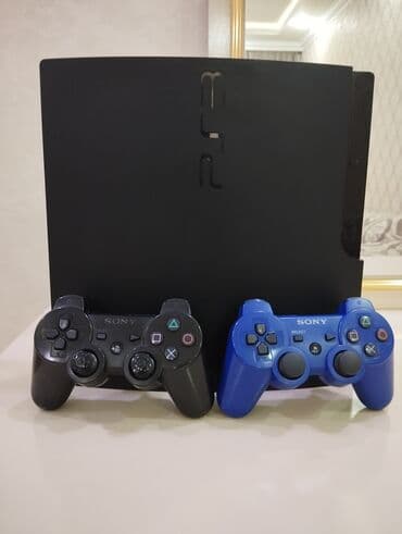 ps3 gəncə: Sony PlayStation 3 (PS3) Slim oyun konsolu Heç bir prablemi yoxdur — 1