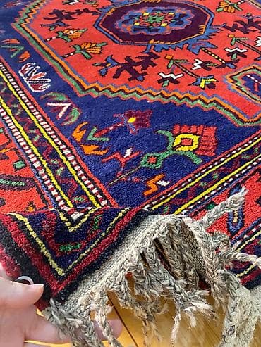 sarlar: Əl toxuması xalça yalniz divardan asilib - Material: təbii yun, qalın — 4