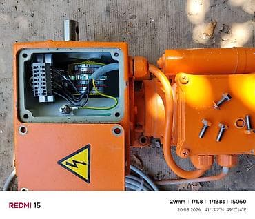 benzin muhərrikli velosiped: Elektrik ötürücü – motorlu reduktor və limit açarlı aktuator komplekti — 3