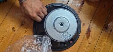 12 düym subwoofer dinamik - Oval formalı, dərin bas üçün geniş