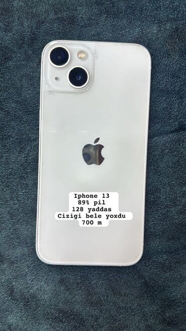 iphone 13 ağ: IPhone 13, 128 GB, Ağ, Face ID — 1