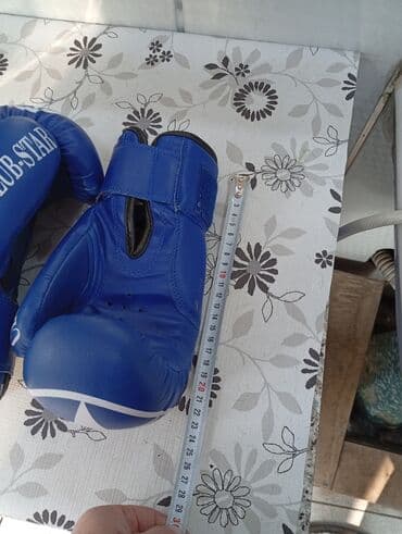 kik boks: CLIFF boks əlcəkləri – mavi rəng - Brend: CLIFF - Rəng: mavi, ağ — 5