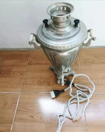 İşlənmiş Elektrik Samovar, 3 l, Ünvandan götürmə