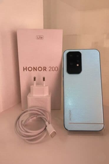huawei ekran: Honor 200 Lite, 256 GB, rəng - Mavi, İki sim kartlı — 2