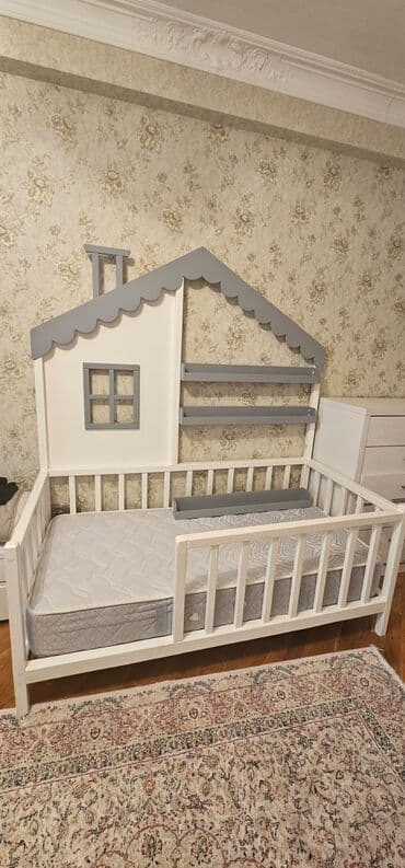 embawood tek yataq: Oğlan və qız üçün, Çarpayı — 1