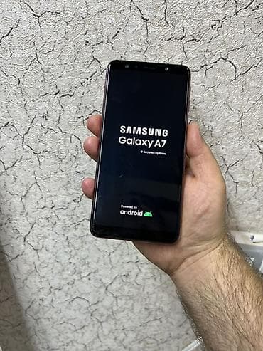 a7 2017: Samsung Galaxy A7 2018, 128 GB, rəng - Çəhrayı, İki sim kartlı, Face ID — 1