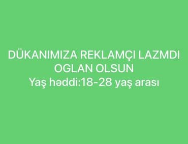 İş axtarıram (rezümelər): Marketoloq tələb olunur, 18-29 yaş — 1