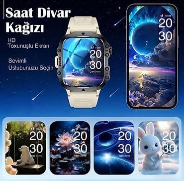 luc saatları: Yeni, Smart saat, Sensor ekran, rəng - Qara — 8