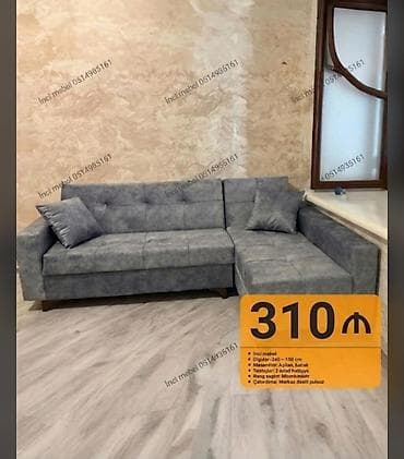divan: Künc divan, Yeni, Açılan, Bazalı, Parça, Şəhərdaxili pulsuz çatdırılma — 1