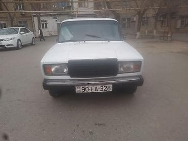 baqaj satilir: Model: Lada 2107 (VAZ 2107) Kuzov: sedan, 4 qapı Rəng: ağ Nömrə — 5
