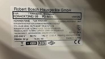 İşlənmiş 2 qapılı Bosch Soyuducu Satılır, rəng - Gümüşü — 1