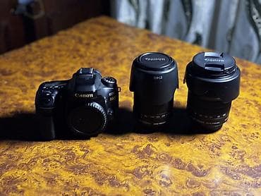 Fotokameralar: Canon EOS 80D DSLR fotoaparat + 2 ədəd Canon EF-S obyektiv dəsti — 1