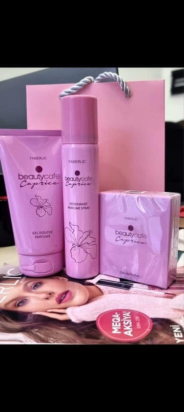 toy nişan xonçaları: 150 ml Parfümləşdirilmiş Duş Geli 75 ml Parfüm Dezedorant 30 ml Ətir — 1