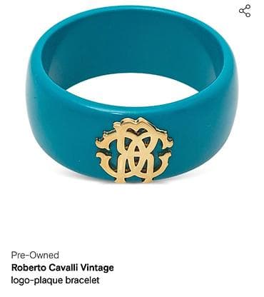 bijuteri: Roberto Cavalli. Original. Yeni - Material: parlaq, hamar — 6