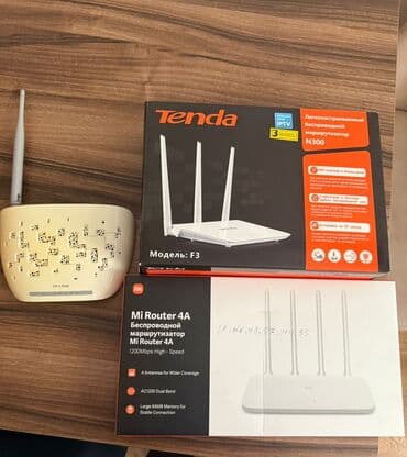 Tenda F3 modeli və Xiaomi Mi Router 4A daxil olmaqla, ev və ya ofis lalafo.az -da Tenda F3 modeli və Xiaomi Mi Router 4A daxil olmaqla, ev və ya ofis
