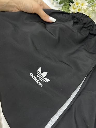hərbi geyim: Adidas unisex idman şalvarı - Rəng: qara - Dizayn: yanlarda klassik 3 — 2