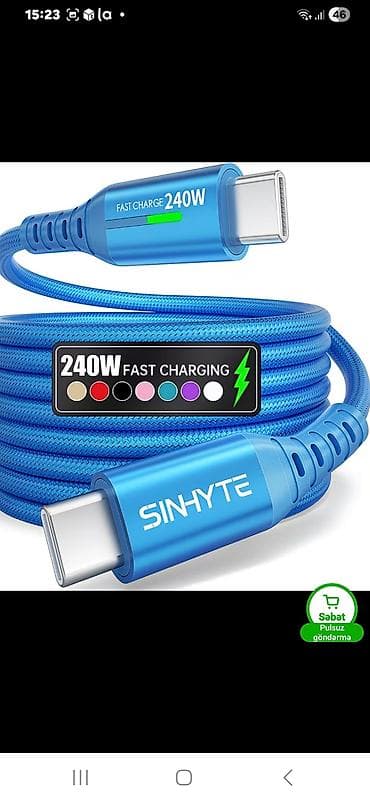 en ucuz notebook: Kabel Type C (USB-C), Yeni — 2