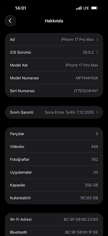 nar madem: 256 GB, Narıncı, Face ID — 5