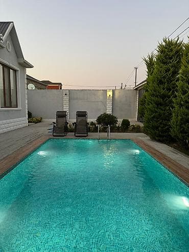 hovuzlu kiraye evler bakida: Bağ evi kirayə verilir, Mərdəkan Mərdəkanda yerləşən isti, hovuzlu bağ — 9