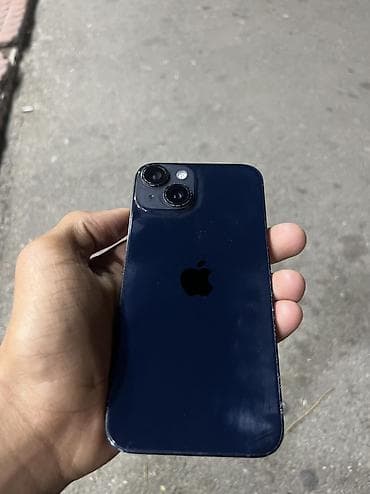 2.el macbook: IPhone 14, 128 GB, Midnight, Zəmanət, Face ID — 2