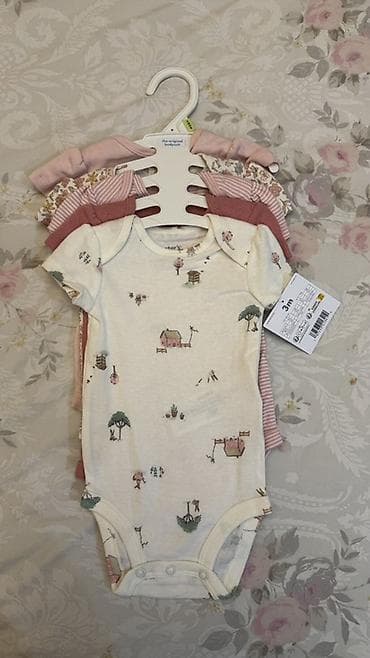 Bodi, Qız üçün, 0 - 3 ay, Carters