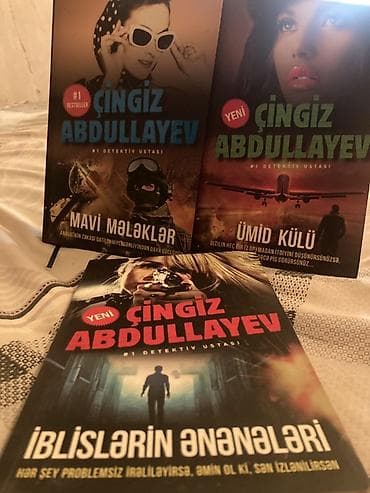 Çingiz Abdullayev – detektiv romanlar toplusu (3 kitab) İsteyen üçün
