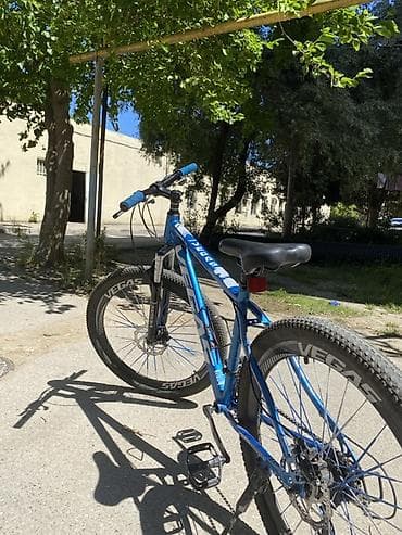elektro velosiped: VEGAS dağ velosipedi – mavi rəng - Güclü alüminium alaşımlı çərçivə — 2