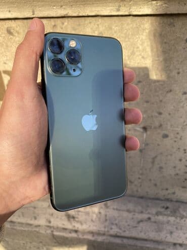 iphone 11 pro ekranı: IPhone 11 Pro, 64 GB, Matte Midnight Green, Zəmanət, Simsiz şarj, Sənədlərlə — 1