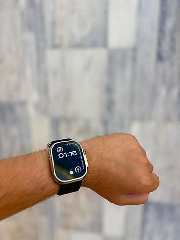 su despensoru: Apple Watch Ultra 49 mm – Titan və keramika korpus, safir kristal arxa — 3