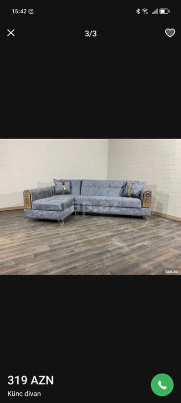 metbex divani: Künc divan, Yeni, Açılan, Bazalı, Parça, Pulsuz çatdırılma — 6