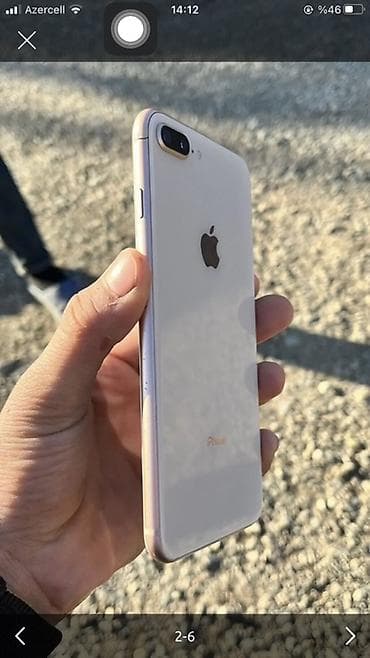 smart tv box: IPhone 8 Plus, 64 GB, Qızılı, Qırıq, Barmaq izi — 4